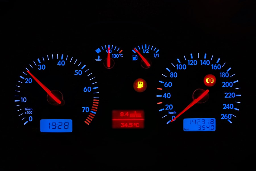Car dashboard signals