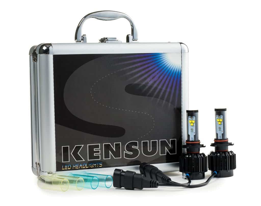 Kensun Car LED Headlight Bulbs Conversion Kit with Cree Chips 60W 6000LM - Size H11