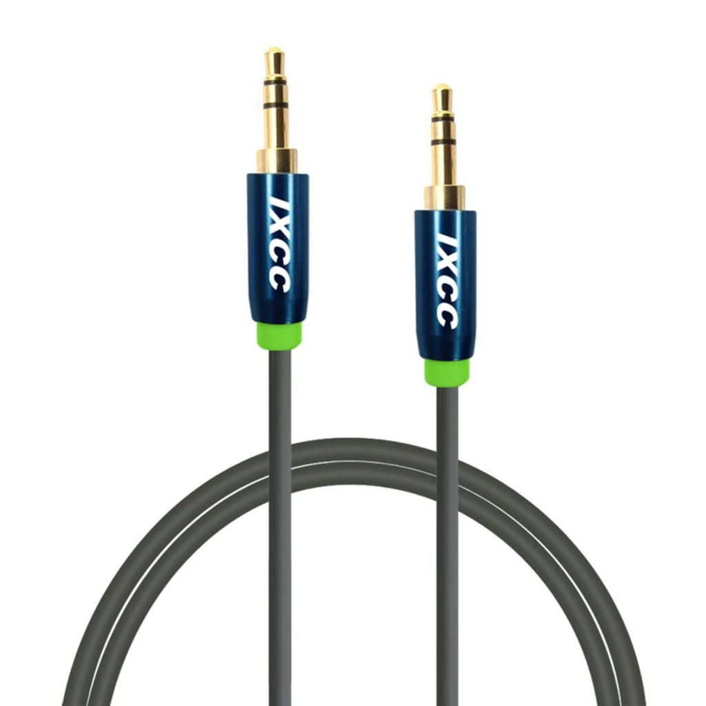 IxCC 3 Feet Tangle Free Male to Male 3.5mm Auxiliary Cable