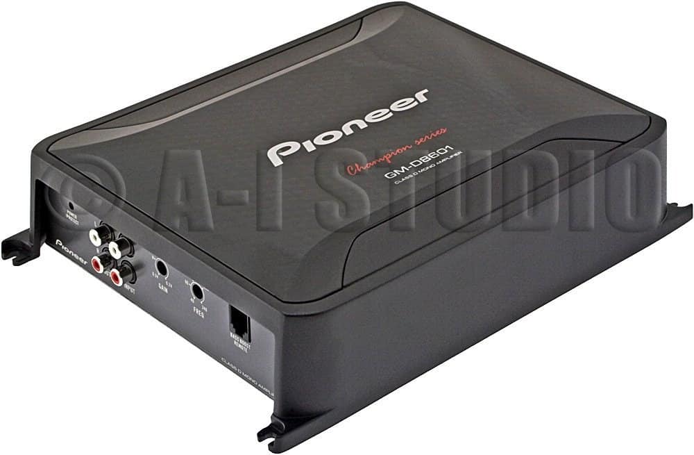 Pioneer GM-D8601 Class D Mono Amplifier with Wired Bass Boost Remote