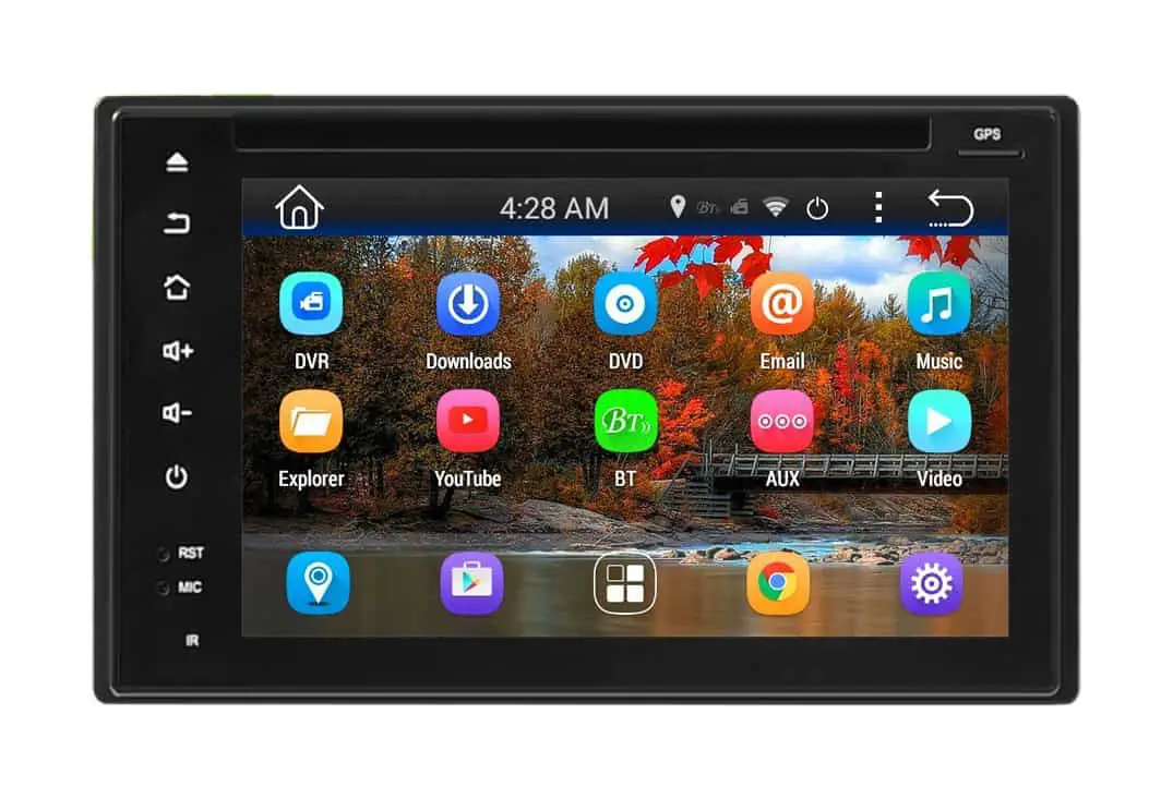 Pyle PLDNAND621- GPS Android Double Din - DVD Car Stereo, WIFI Hands-free Bluetooth