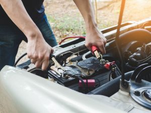 Charge a Car Battery with Jumper Cables