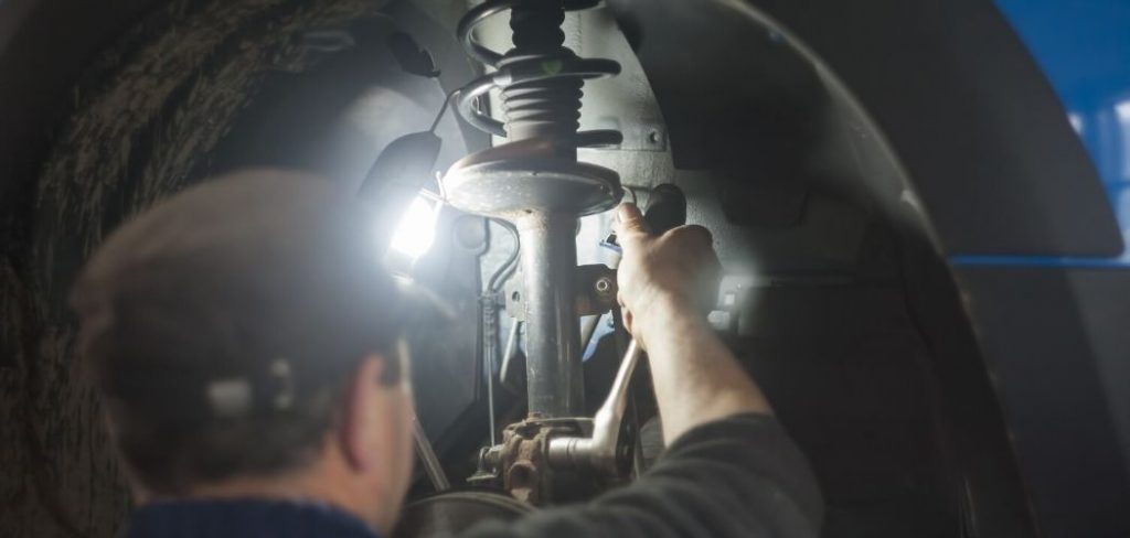 mechanic checking if shocks will last